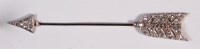 Lot 275 - A platinum diamond pin brooch, in the form of...