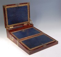 Lot 293 - A 19th century mahogany and brass bound...
