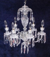 Lot 304 - A Waterford Crystal Avoca A6 six arm...