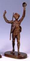 Lot 364 - An early 20th century Continental bronze of a...