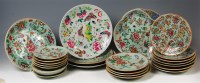 Lot 371 - A collection of 19th century Canton famille...