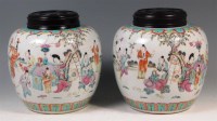 Lot 403 - A pair of 19th century Chinese famille rose...