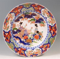 Lot 412 - A Japanese Imari Meiji Period charger,...