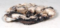 Lot 430 - A Chinese hardstone disc carving, adorned with...