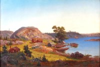 Lot 458 - Carl August Fahlgren (Swedish 1819-1905) - A...