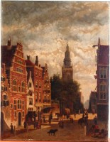 Lot 463 - After Jan Van der Heyden - View towards...