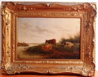 Lot 487 - In the manner of Thomas Sidney Cooper - Cattle...