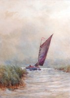 Lot 488 - Parsons Norman (1840-1914) - A Squall coming...