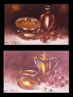 Lot 489 - Nel McKeith (S.African) - Pair still lifes,...