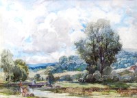 Lot 494 - George Robert Rushton (1868-1948) - On the...