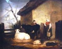 Lot 512 - After George Moorland (1763-1804) - Milkmaid...