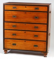 Lot 552 - A 19th century Anglo-Indian camphor wood...