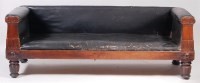 Lot 567 - A William IV rosewood settee, of good size,...
