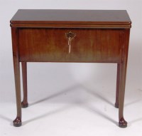 Lot 577 - An 18th century and later mahogany writing...