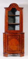 Lot 603 - A 19th century Dutch walnut and floral...
