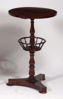 Lot 609 - A William IV rosewood pedestal occasional...
