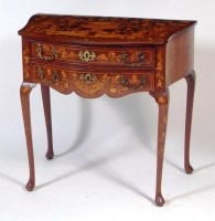 Lot 619 - A 19th century Dutch walnut and floral...