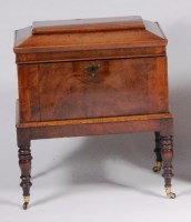 Lot 625 - An early 19th century mahogany sarcophagus...