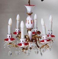 Lot 277 - An early 20th century Bohemian glass and gilt...