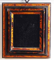 Lot 278 - A 19th century tortoiseshell veneered cushion...