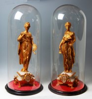 Lot 309 - A pair of late 19th century French gilt metal...