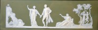 Lot 75 - A late 19th century Wedgwood green Jasper dip...