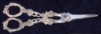 Lot 162 - A pair of mid Victorian silver grape scissors,...
