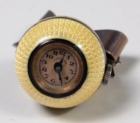Lot 208 - A 1950s ladies Bucherer globe shaped pendant...