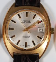 Lot 228 - A Montine Switzerland 25 jewels Incabloc gents...