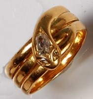 Lot 232 - A mid 20th century 18ct gold and diamond set...