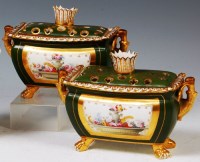 Lot 103 - A pair of late 19th century Continental...