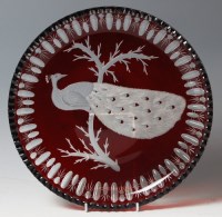Lot 116 - An early 20th century Bohemian ruby glass...
