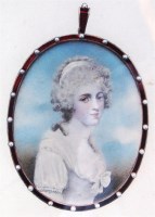 Lot 681 - A 19th century English school bust portrait of...