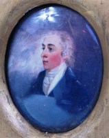 Lot 682 - A 19th century English school head & shoulders...
