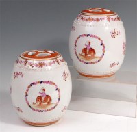 Lot 445 - A pair of late 19th century Paris porcelain...