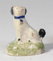 Lot 457 - An early 19th century pearlware miniature...