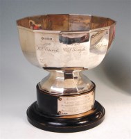 Lot 465 - An Edwardian silver pedestal bowl, with...