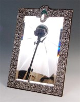 Lot 487 - A late Victorian silver easel dressing table...