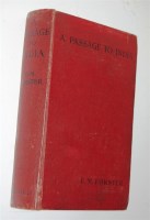 Lot 420 - FORSTER E M - A Passage to India, London 1924,...