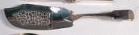 Lot 502 - A George IV silver fish slice, in the Fiddle...