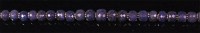 Lot 553 - A beaded sapphire necklace, having silver...