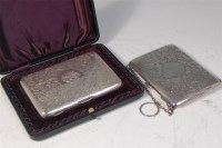 Lot 514 - A late Victorian silver and engraved...