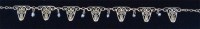 Lot 560 - A French 18ct gold necklet, with pierced...