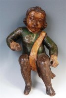 Lot 639 - An 18th century probably Spanish carved...