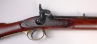 Lot 647 - A Victorian Enfield cavalry percussion rifle,...
