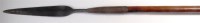 Lot 648 - An African tribal knobkerry and spear, the...
