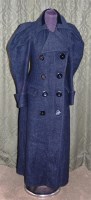 Lot 604 - A late 19th century black bouclee winter coat,...