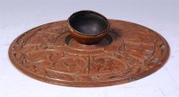 Lot 665 - A Victorian bronze inkwell, from the Great...
