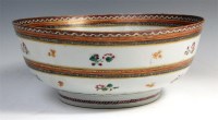 Lot 713 - A late 18th century Chinese porcelain footed...