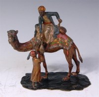 Lot 674 - A circa 1900 Austrian cold-painted bronze, in...